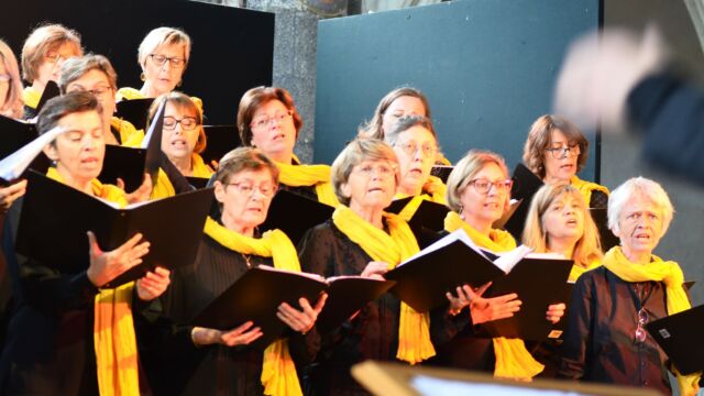 Vue partielle du pupitre des alto