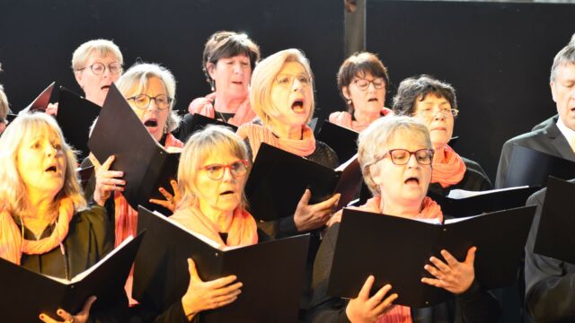 Vue partielle du pupitre des soprano